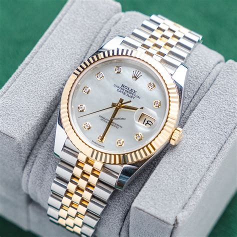 rolex datejust 2 silver|rolex datejust two tone price.